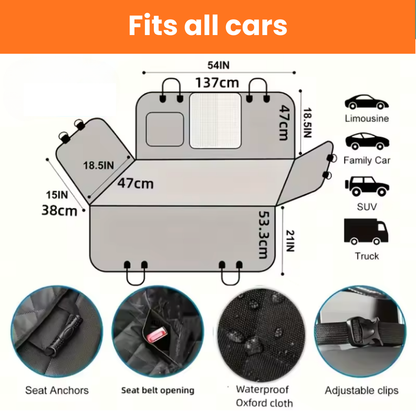 TravelPaws - Dog Car Seat Cover